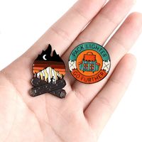 Cartoon Creative Enamel Outdoor Adventure Alloy Brooch main image 5