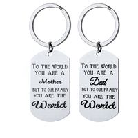 Father And Mother's Day Gift Stainless Steel Keychain main image 2