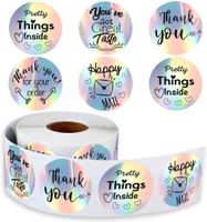 Rainbow Laser Commercial Decorative Sticker Labels sku image 2