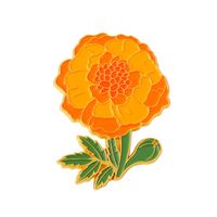 Cartoon Simple Rose Lily Natural Flower Alloy Brooch sku image 3