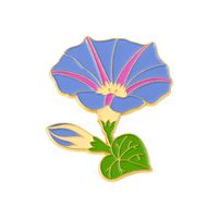 Cartoon Simple Rose Lily Natural Flower Alloy Brooch sku image 5