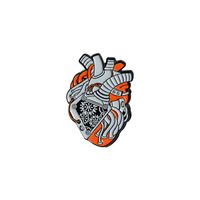 Creative Cartoon Cute Heart Arrow Piercing The Heart Alloy Brooch sku image 1