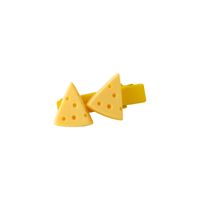 Cheese Custard Yellow Cute Side Bangs Clip Simple Accessories main image 6