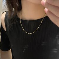 Fashion Eight-pointed Star Simple Stainless Steel Muilt-layer Necklace main image 4