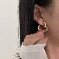 French Dripping Heart Earrings 2022 New Trendy Korean Earrings Female main image 1