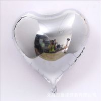 Ballon De Décoration D&#39;anniversaire En Forme De Coeur En Aluminium En Forme De Coeur De 18 Pouces En Gros sku image 2