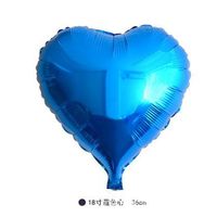 18 Inch Heart-shaped Aluminum Heart Shaped Birthday Decoration Balloon Wholesale sku image 4