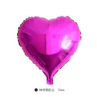 18 Zoll Herzförmiger Herzförmiger Geburtstagsdekorationsballon Aus Aluminium Im Großhandel sku image 9
