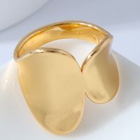 Fashion Simple Geometric Shape Copper Open Ring main image 1