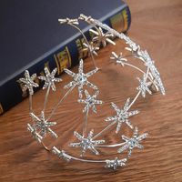 Fashion Simple Brides Star-shaped Crown Wedding Hair Accessories main image 2