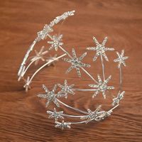 Fashion Simple Brides Star-shaped Crown Wedding Hair Accessories main image 4