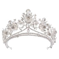 Retro Bridal Crown Headdress Wedding Flower Crown Headdress main image 6