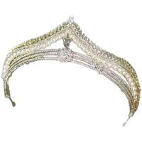 Retro Simple Wedding Headdress Bridal Crown Pearl Crown Head Accessories main image 6