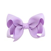 New Simple 40 Color Children's Multi-color Warped Flower Hairpin Wholesale main image 5