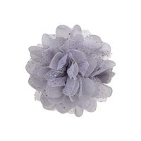 Simple New Children's Hairpin 2.4 Inch Chiffon Flower Solid Color Headdress main image 6
