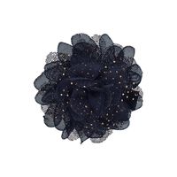 Simple New Children's Hairpin 2.4 Inch Chiffon Flower Solid Color Headdress sku image 15
