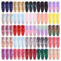 New Flip Sequins Candy Color Lace Mesh Yarn Bb Clip Children's Hair Accessories sku image 1