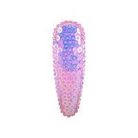 New Flip Sequins Candy Color Lace Mesh Yarn Bb Clip Children's Hair Accessories sku image 6