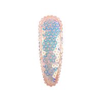 New Flip Sequins Candy Color Lace Mesh Yarn Bb Clip Children's Hair Accessories sku image 7