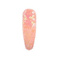 New Flip Sequins Candy Color Lace Mesh Yarn Bb Clip Children's Hair Accessories sku image 10