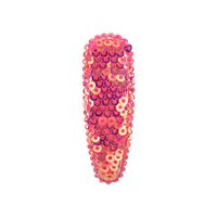 New Flip Sequins Candy Color Lace Mesh Yarn Bb Clip Children's Hair Accessories sku image 23