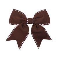 Korean Ponytail Hair Accessories Simple Candy Color Bow Duckbill Clipwholesale sku image 4