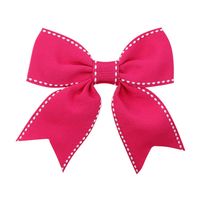 Korean Ponytail Hair Accessories Simple Candy Color Bow Duckbill Clipwholesale sku image 13