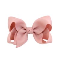 New Simple 40 Color Children's Multi-color Warped Flower Hairpin Wholesale sku image 17