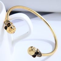 Ethnic Style Skull Alloy Wholesale Cuff Bracelets main image 3