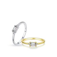 Einfacher S925 Sterling Silber Beliebter Ring Weiblich Eingelegt Zirkonium Feiner Ring main image 6