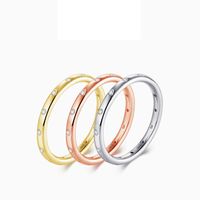 S925 Sterling Silver Korean Simple Thin Ring Women's Jewelry Wholesale main image 1