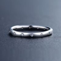 S925 Sterling Silver Korean Simple Thin Ring Women's Jewelry Wholesale main image 4