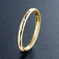 S925 Sterling Silver Korean Simple Thin Ring Women's Jewelry Wholesale main image 5