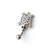 Simple Style Animal Alloy Diamond Belly Ring main image 5