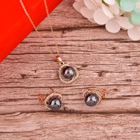 Fashion Ladies Watch Perfume Necklace Stud Earrings Set Mother's Day Gift main image 5