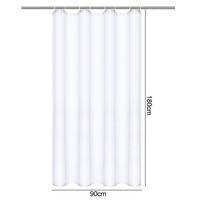 Thickened White Impermeable Cloth Plain Polyester Hotel Waterproof Partition Curtain90*180cm main image 8