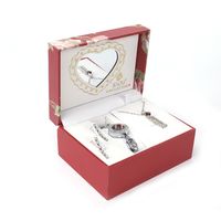 Fashion Ladies Alloy Watch Earrings Necklaces Set main image 4