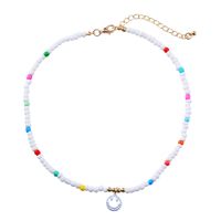 Fashion Cute Colorful Smiley Face Pendant Resin Collarbone Chain main image 3