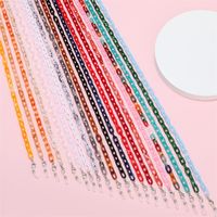 Fashion Constrast Color Simple Acrylic Mask Chain Glasses Chain main image 1