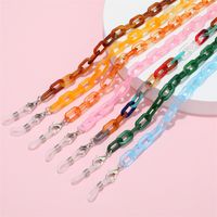 Fashion Constrast Color Simple Acrylic Mask Chain Glasses Chain main image 4