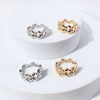 Retro Solied Color Butterfly Shaped Hollowed Alloy Hoop Earrings Wholesale main image 5