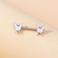Fashion Enamel Porcelain Drops Glitter Milk Ring Cute Butterfly Milk Nails main image 6