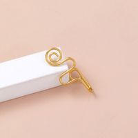 Wholesale Golden Stainless Steel Fake Nose Ring Hand-wound Piercing Nose Ornaments main image 4