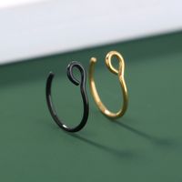 Fashion Stainless Steel Fake Nose Ring Classic Non-piercing Puncture Jewelry main image 2