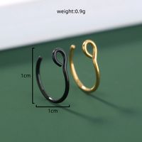 Fashion Stainless Steel Fake Nose Ring Classic Non-piercing Puncture Jewelry main image 4