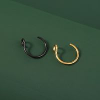 Fashion Stainless Steel Fake Nose Ring Classic Non-piercing Puncture Jewelry main image 5