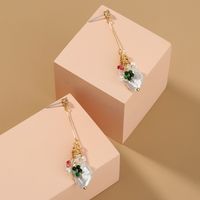 Fashion Long Tassel Korean Style Retro Baroque Pearl Earrings main image 5