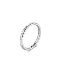 S925 Sterling Silver Korean Simple Thin Ring Women's Jewelry Wholesale sku image 1