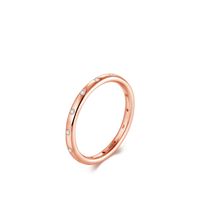 S925 Sterling Silver Korean Simple Thin Ring Women's Jewelry Wholesale sku image 11