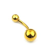 Fashion Stainless Steel Piercing Jewelry Simple Geometricl Navel Ring sku image 6